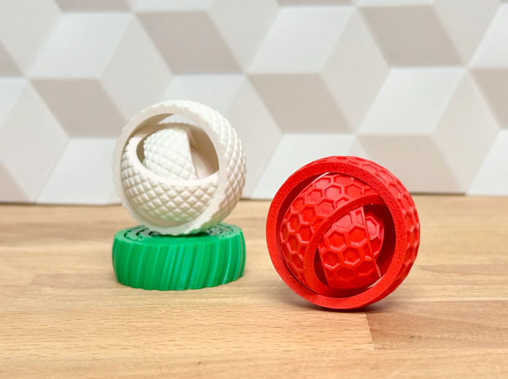 Tactile Fidget Spinner Rings