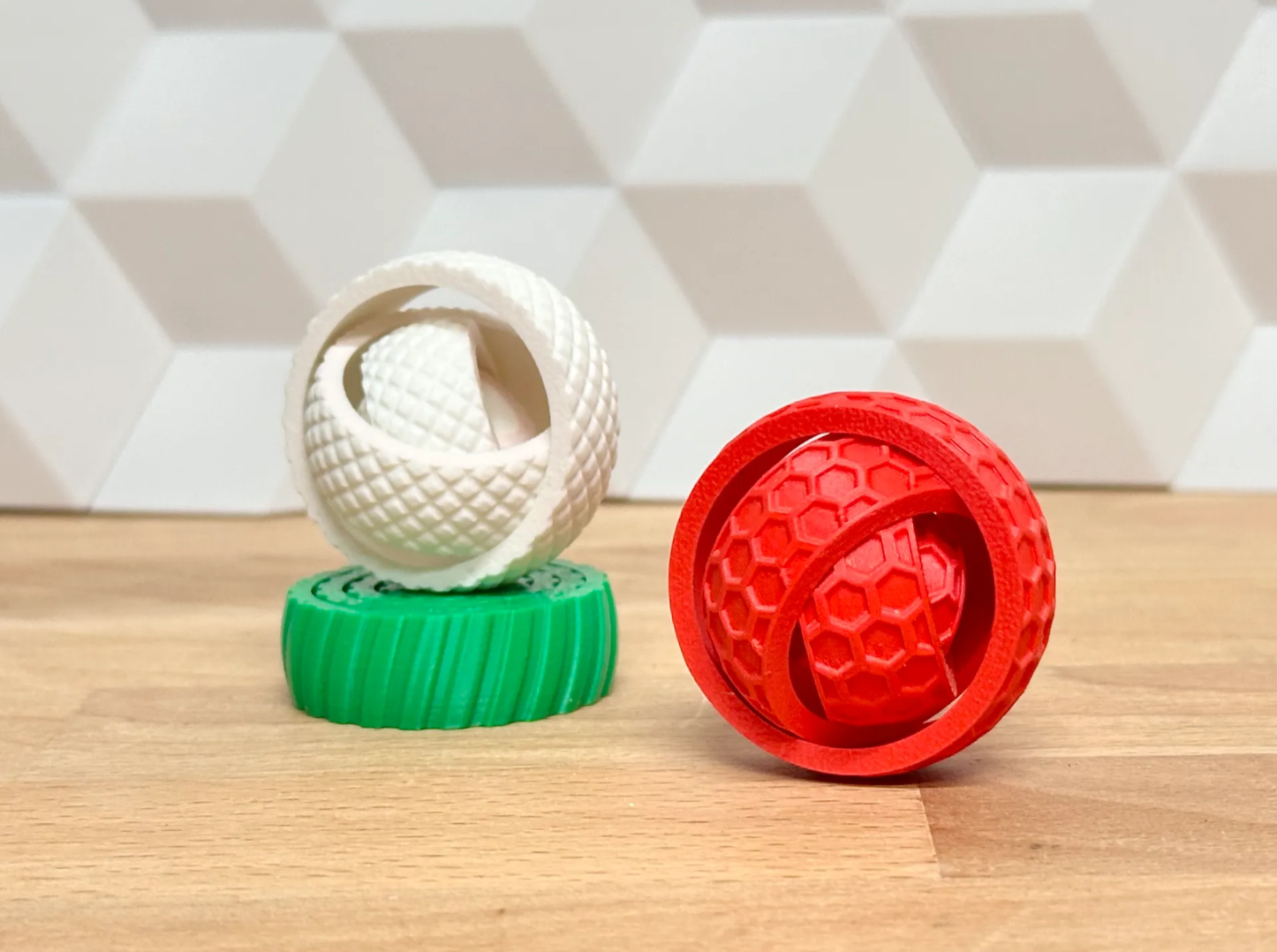 Tactile Fidget Spinner Rings